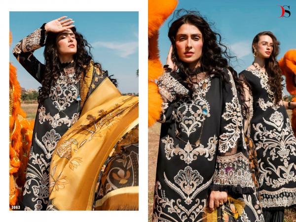 Deepsy Mushq Luxury Lawn 23 Cotton Dupatta Pakistani Suit Collection